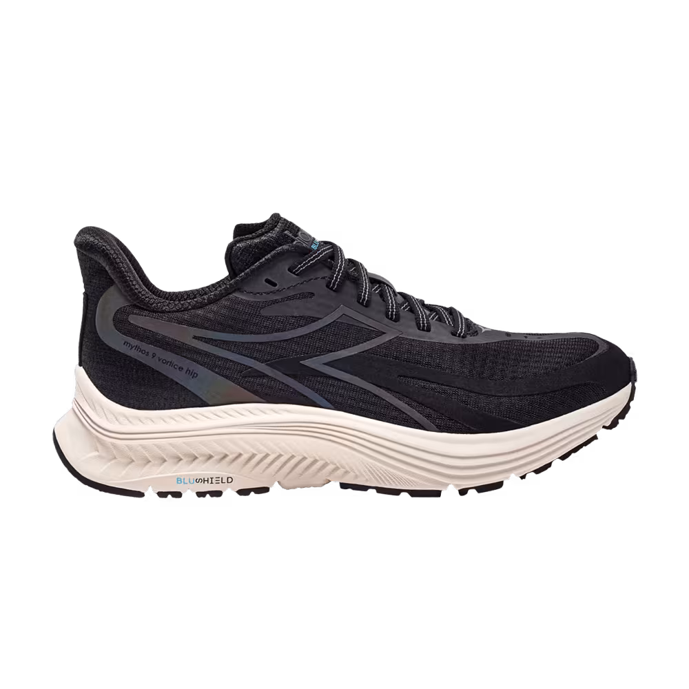 Diadora Women's Mythos Blushield 9 Vortice Hip Black Steel Grey