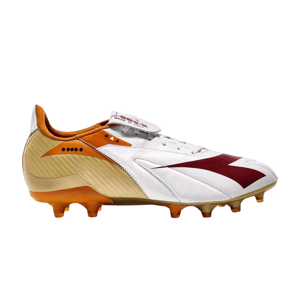 Diadora Maximus Elite T SLX FG Made in Italy Chili Pepper Russet Orange