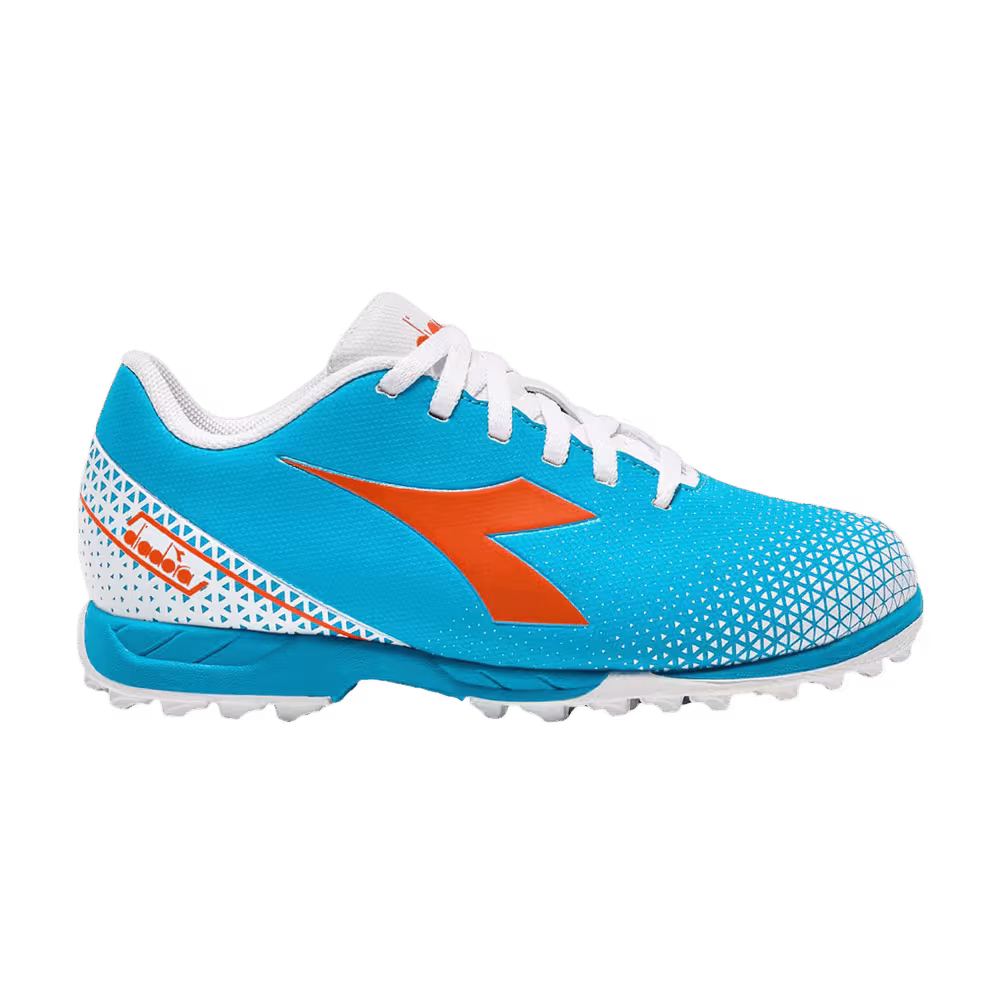 Diadora Pichichi 6 TF Big Kid Blue Fluo Orange