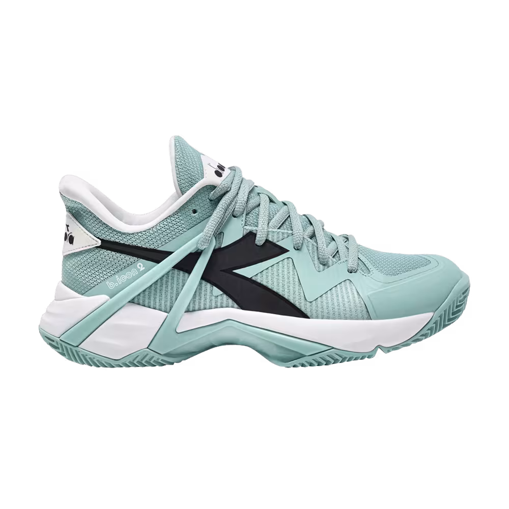 Diadora Women's B.Icon 2 Clay Surf Spray Black