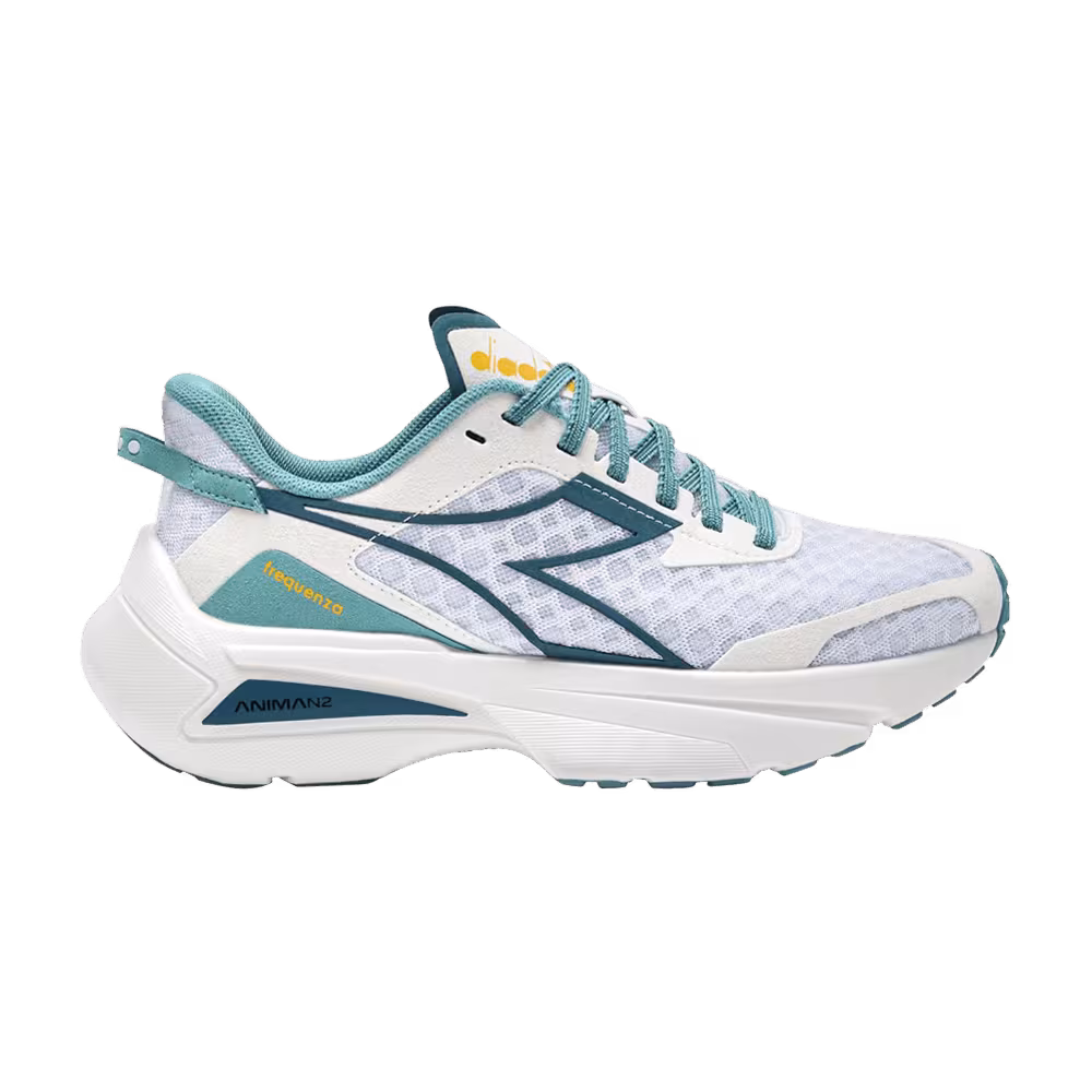 Diadora Women's Frequenza White Dusty Turquoise