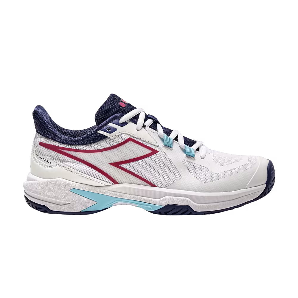 Diadora Women's Trofeo AG 2 White Pink Yarrow