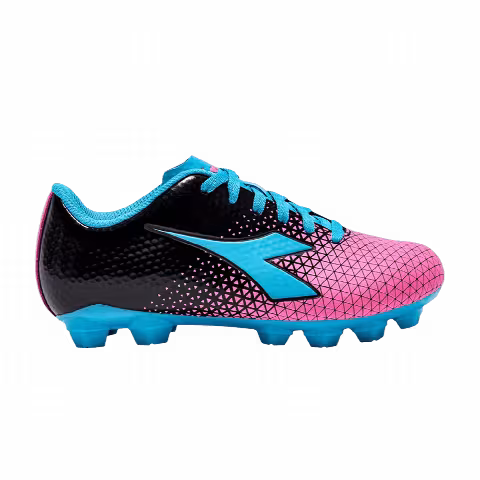 Diadora Cattura GR LPU Big Kid 'Black Blue Pink Fluo'