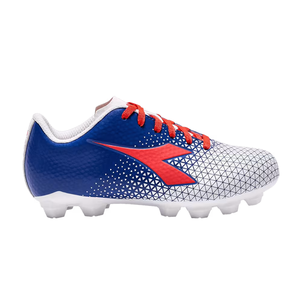 Diadora Cattura GR LPU Big Kid Royal Blue Red Fluo