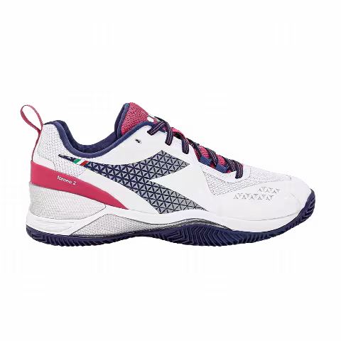 Diadora Wmns Blushield Torneo 2 Clay 'White Blueprint'
