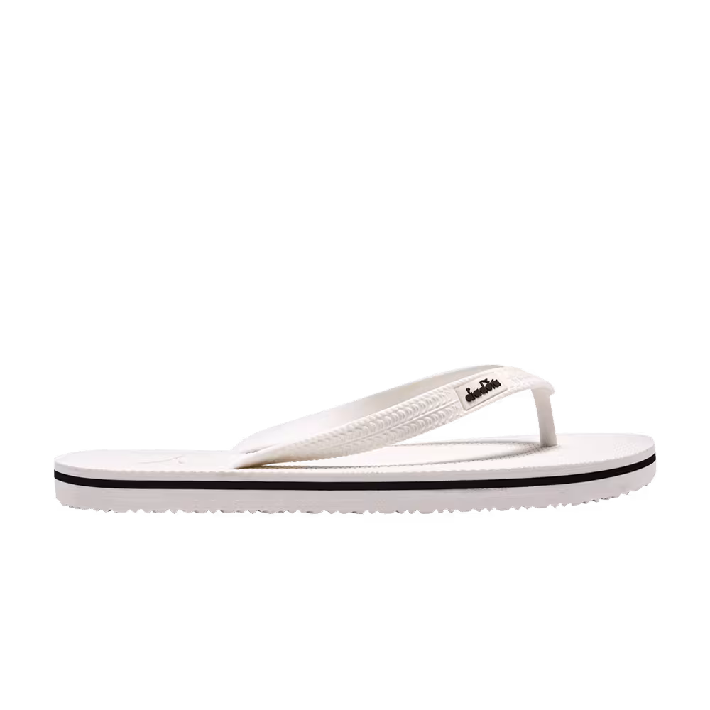 Diadora Tarifa Slide Blanc de Blanc Black