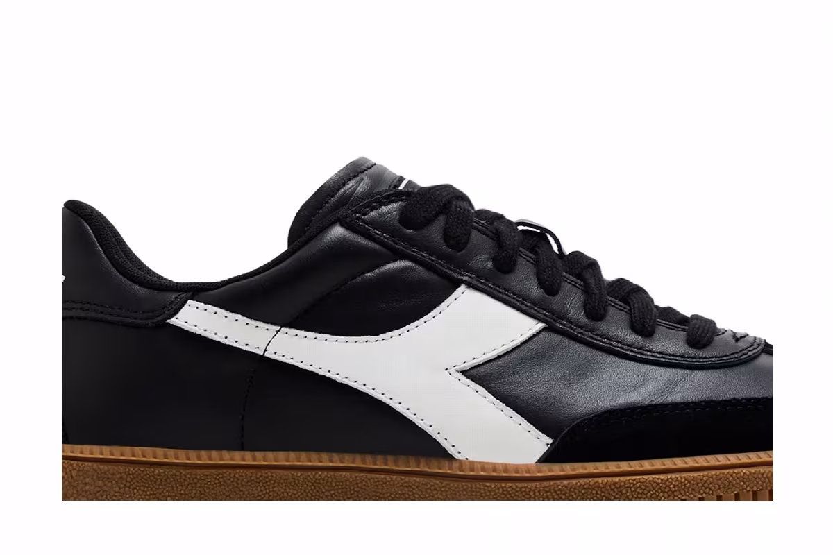 Diadora Trainer Black White, view 3