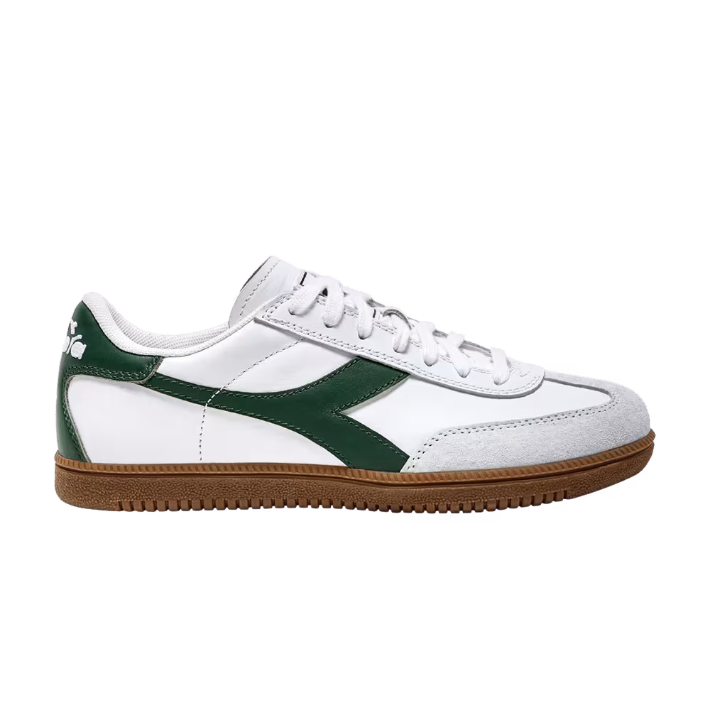 Diadora Trainer White Fogliage Green