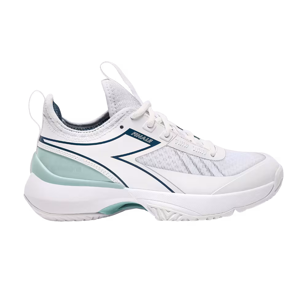 Diadora Women's Finale AG White Surf Spray
