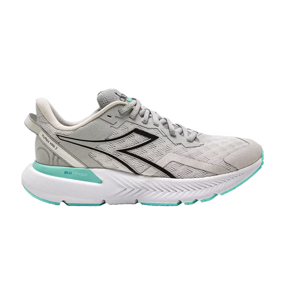 Diadora Women's Mythos Blushield Volo 3 Silver Blue