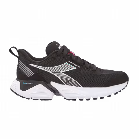 Diadora Wmns Mythos Blushield Vigore 2 'Black Pink Fluorescent'