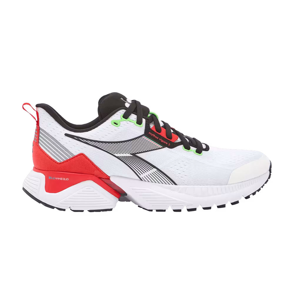 Diadora Mythos Blushield Vigore 2 White Fiery Red