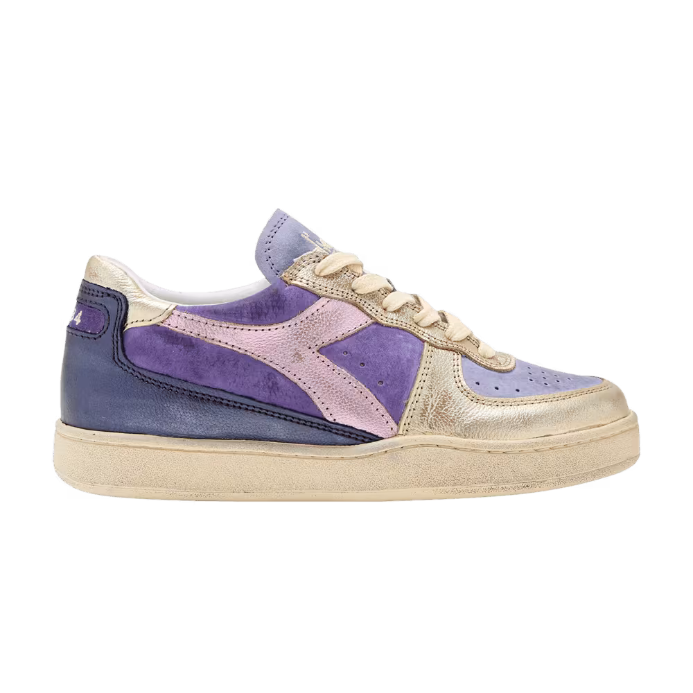 Diadora Women's Mi Basket Low Metal - Twilight Violet