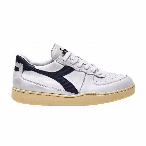 Diadora Mi Basket Low Used 'White Blue Denim'
