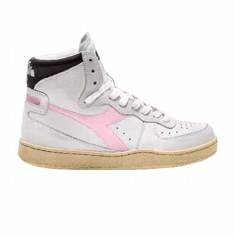 Diadora Mi Basket Used 'White Parfait Pink'