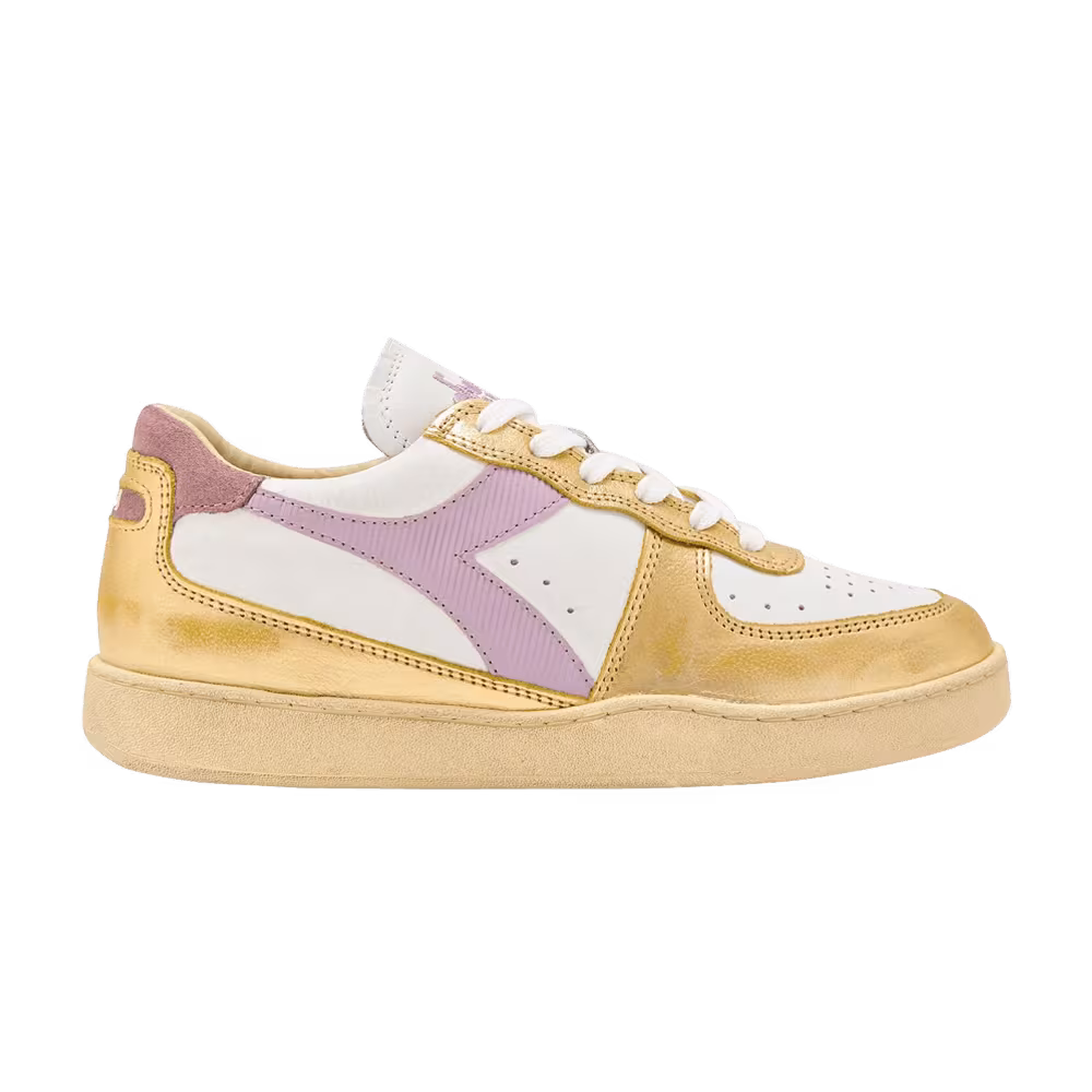 Diadora Mi Basket Low Metallic Dirty - Rich Gold