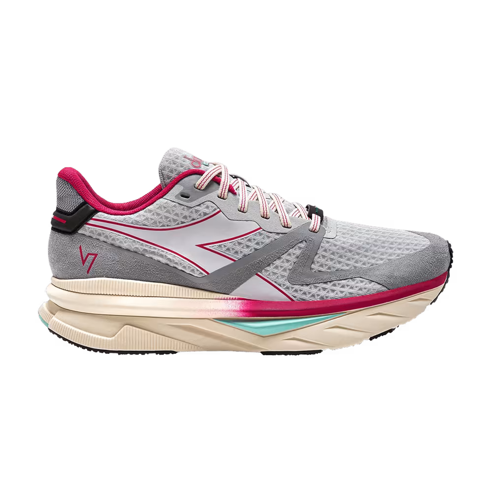 Diadora Atomo V7000 Silver Rubine Red
