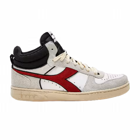 Diadora Magic Basket Demi Cut 'White Ferrari Red Italy'