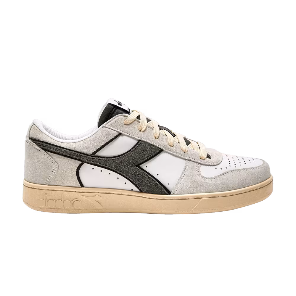 Diadora Magic Basket Low White Dark Forest