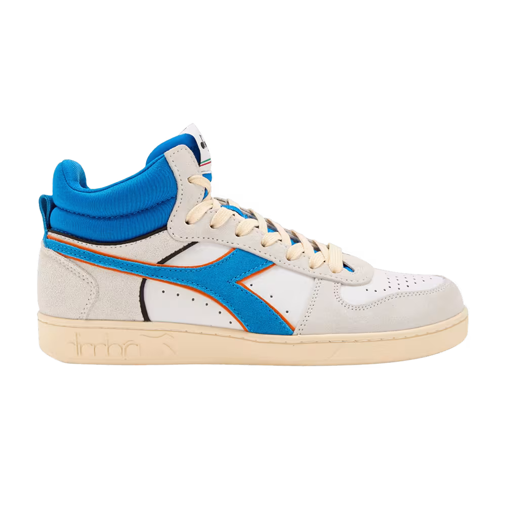 Diadora Magic Basket Demi Cut White Royal