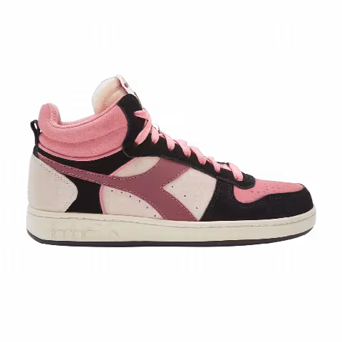 Diadora Wmns Magic Basket Demi Suede 'Black Silver Peony'