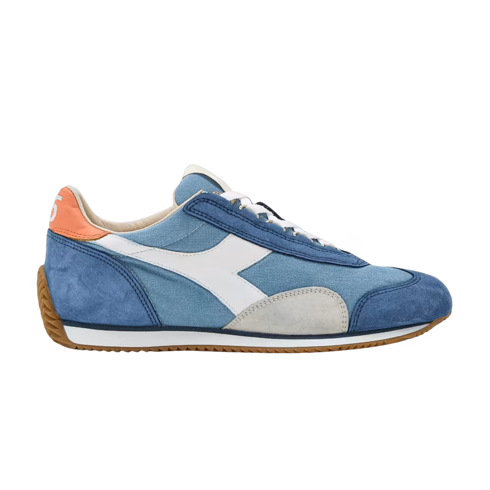 Diadora Equipe H Canvas Stone Wash Sky Blue London