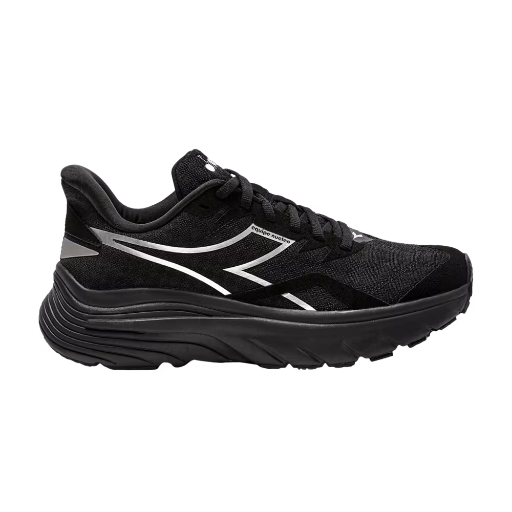 Diadora Women's Equipe Nucleo Black Metallic Silver