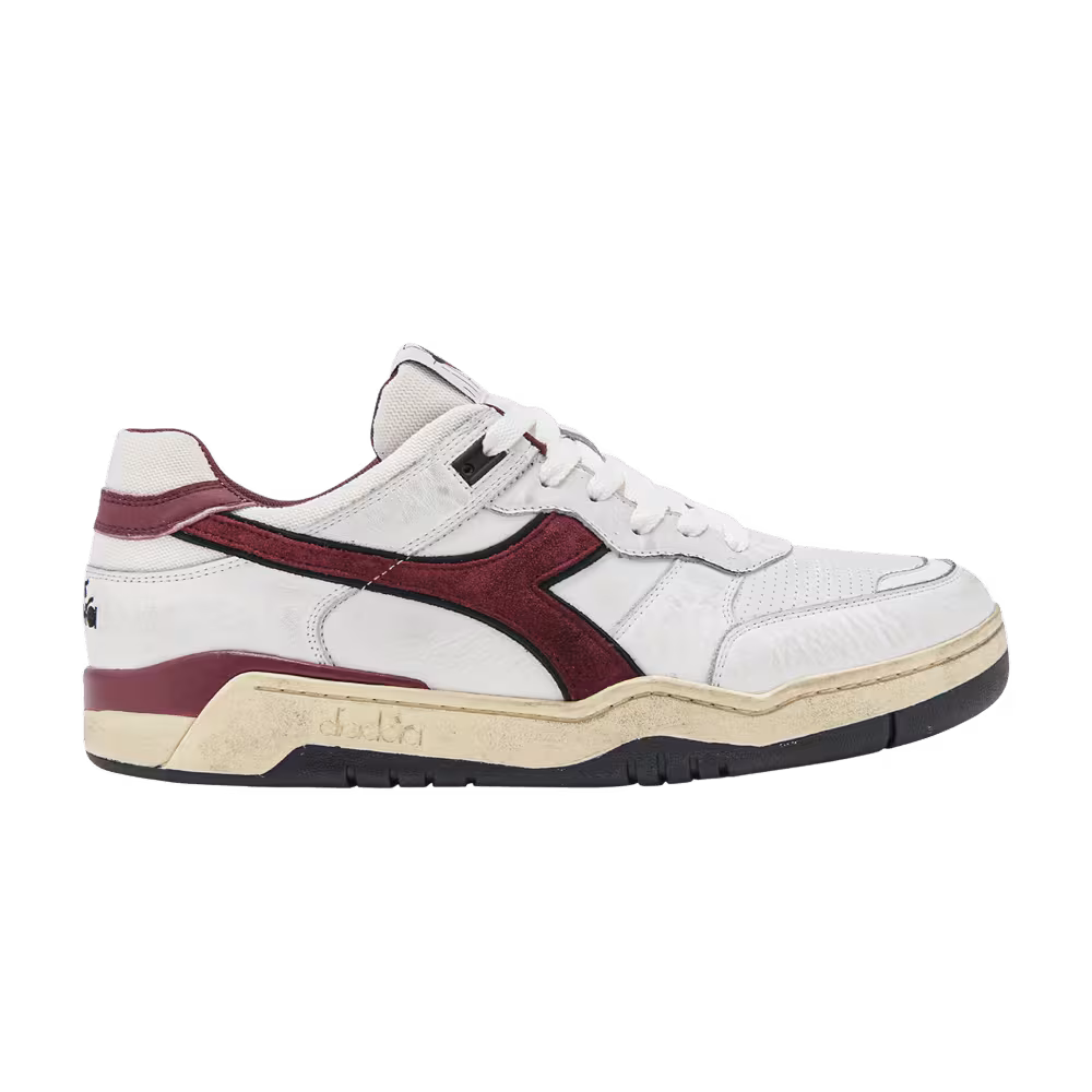 Diadora B.560 Used White Ruby Wine