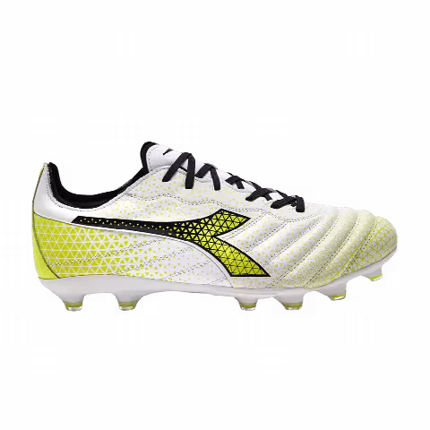 Diadora Brasil Elite GR LT LP12 'White Fluorescent Yellow'