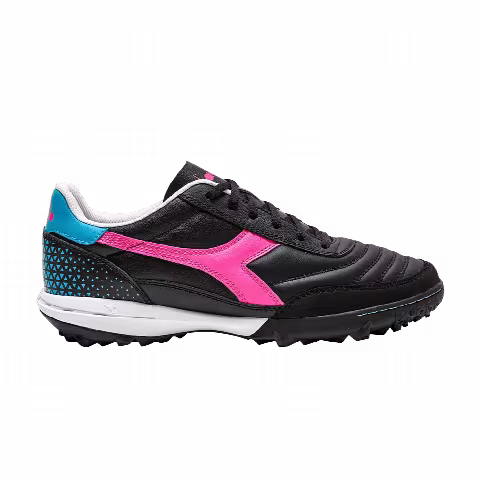 Diadora Calcetto GR LT TF 'Black Pink Fluorescent'