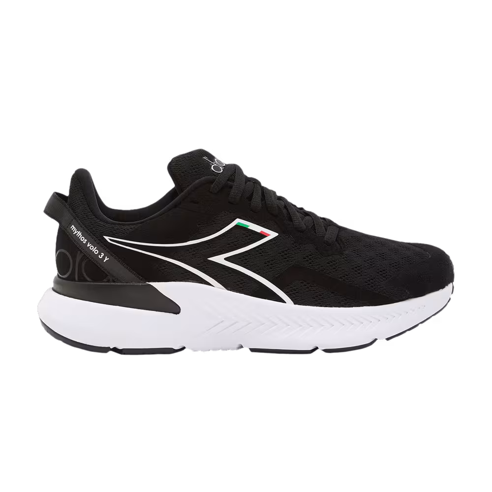 Diadora Mythos Volo 3 Big Kid Black White
