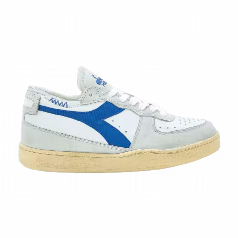 Diadora Mi Basket Row Cut 'White Nautical Blue'