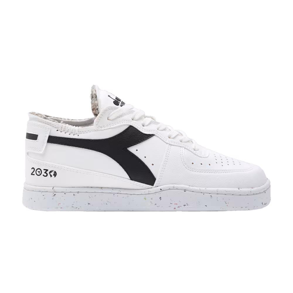 Diadora Mi Basket Row Cut 2030 White Black