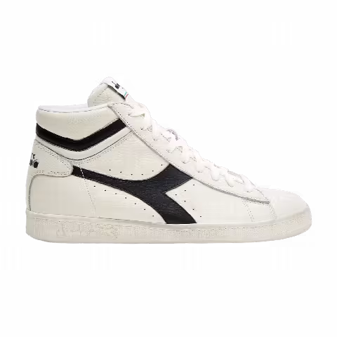 Diadora Game L High Waxed 'White Black'