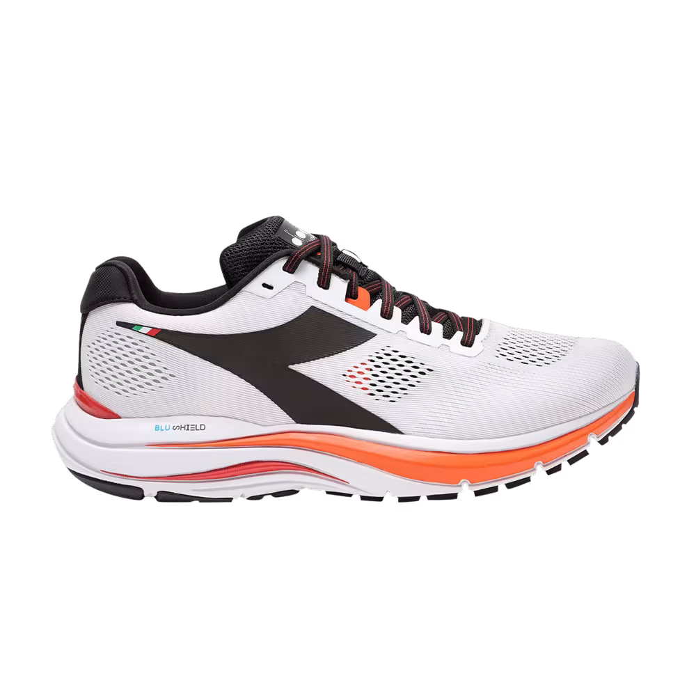 Diadora Mythos Blushield 7 Vortice White Vermillion Orange