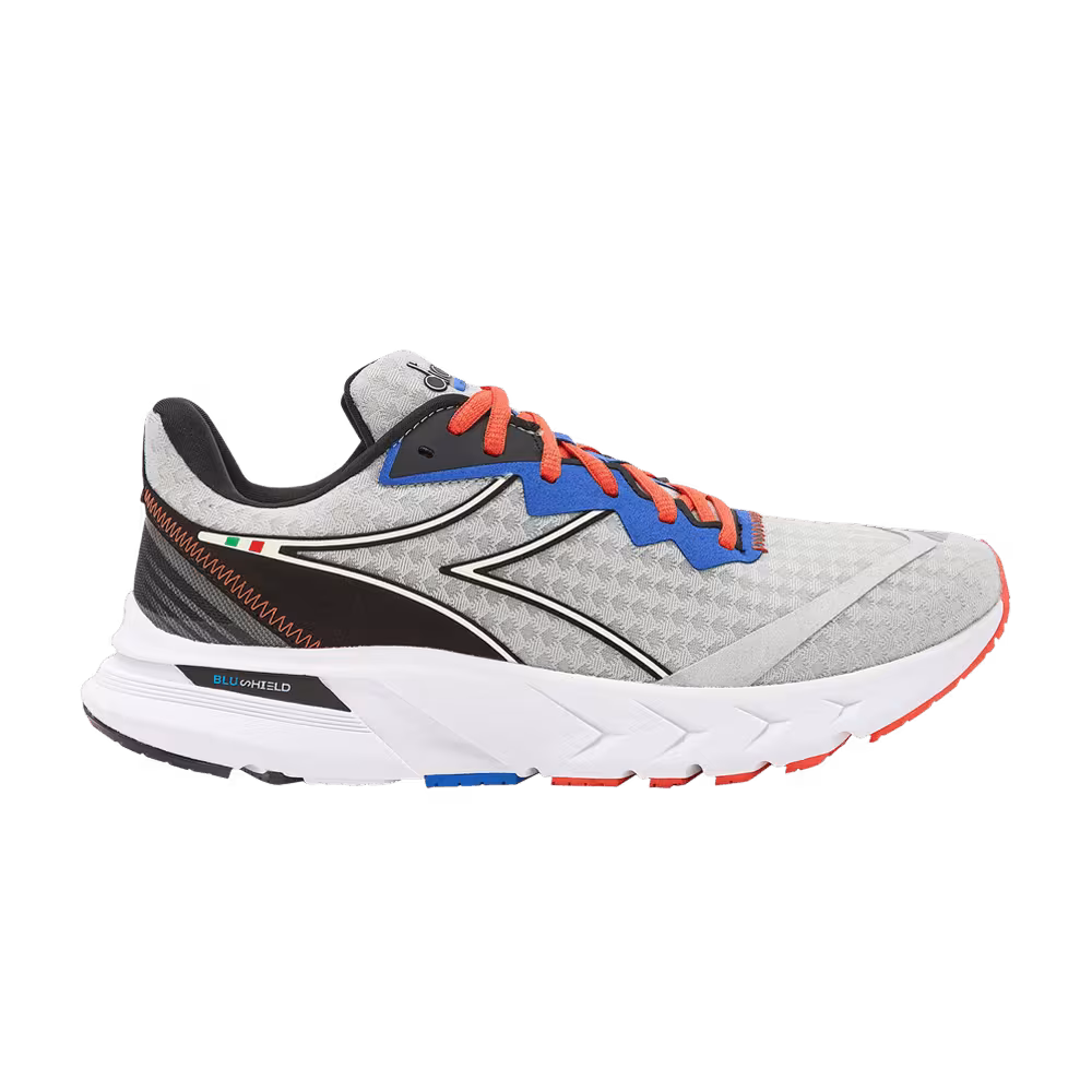 Diadora Mythos Blushield Volo 2 Silver Blue Orange