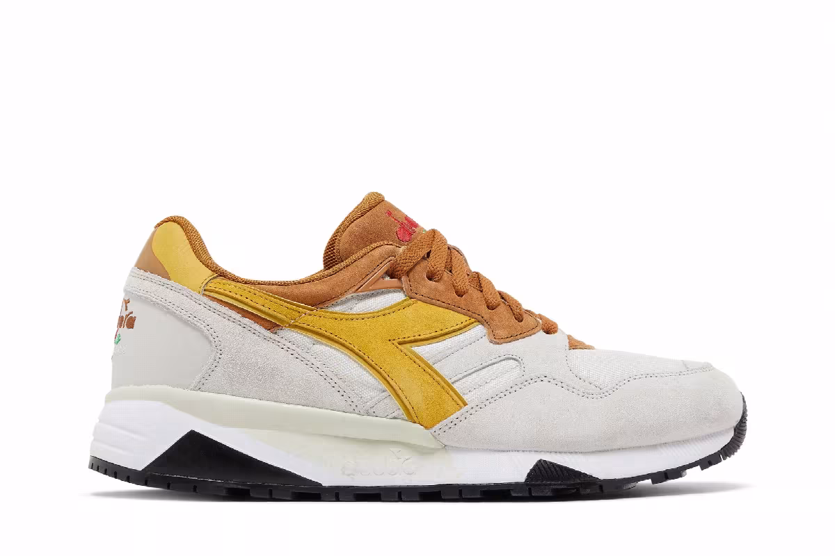 Diadora N9002 Overland White Sudan Brown, view 2