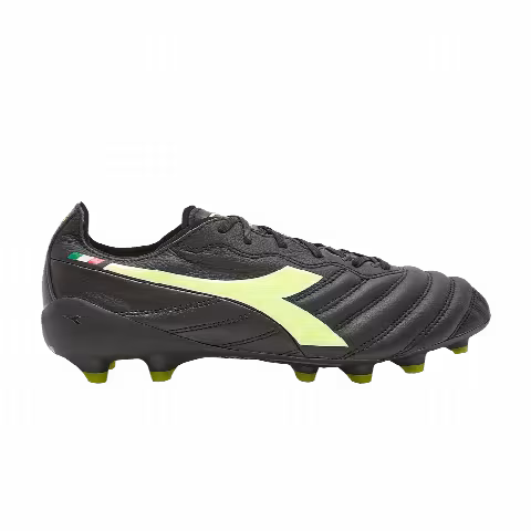 Diadora Brasil Elite 2 Tech Made in Italy LPX 'Black Fluorescent Yellow'