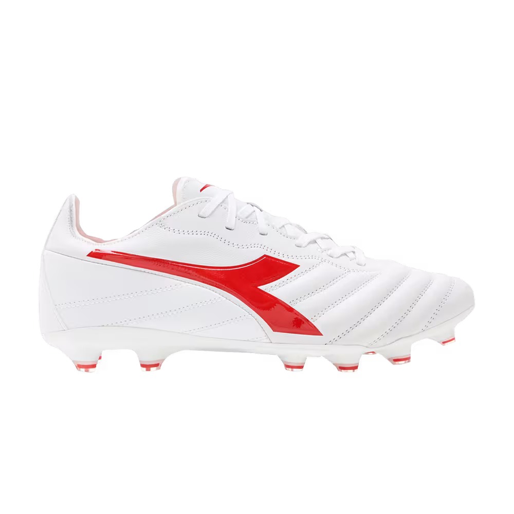 Diadora Brasil Elite 2 LT LP12 White Milano Red