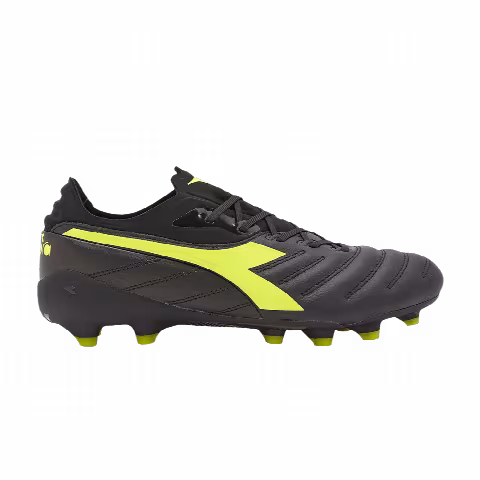 Diadora Brasil Elite Veloce Tech LPX 'Black Fluorescent Yellow'