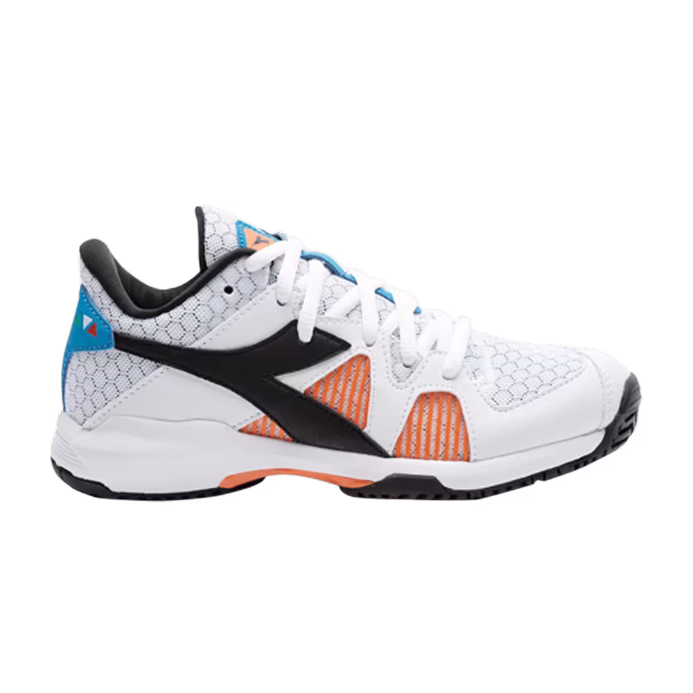 Diadora B.Icon Y Kids White Blue Jewel