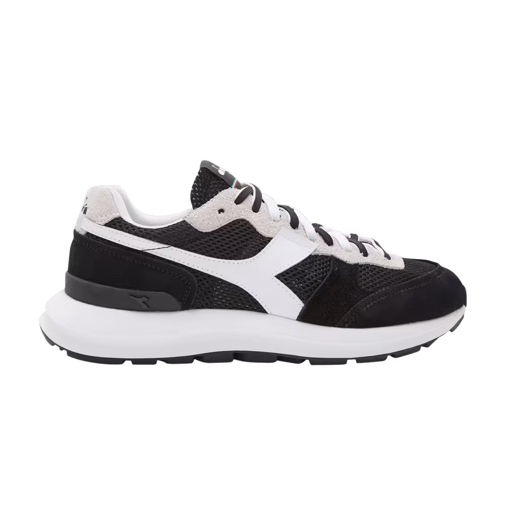 Diadora Kmaro 42 Suede Mesh Black White