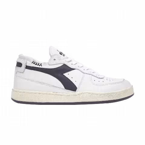 Diadora Mi Basket Row Cut 'White Blue Corsair'