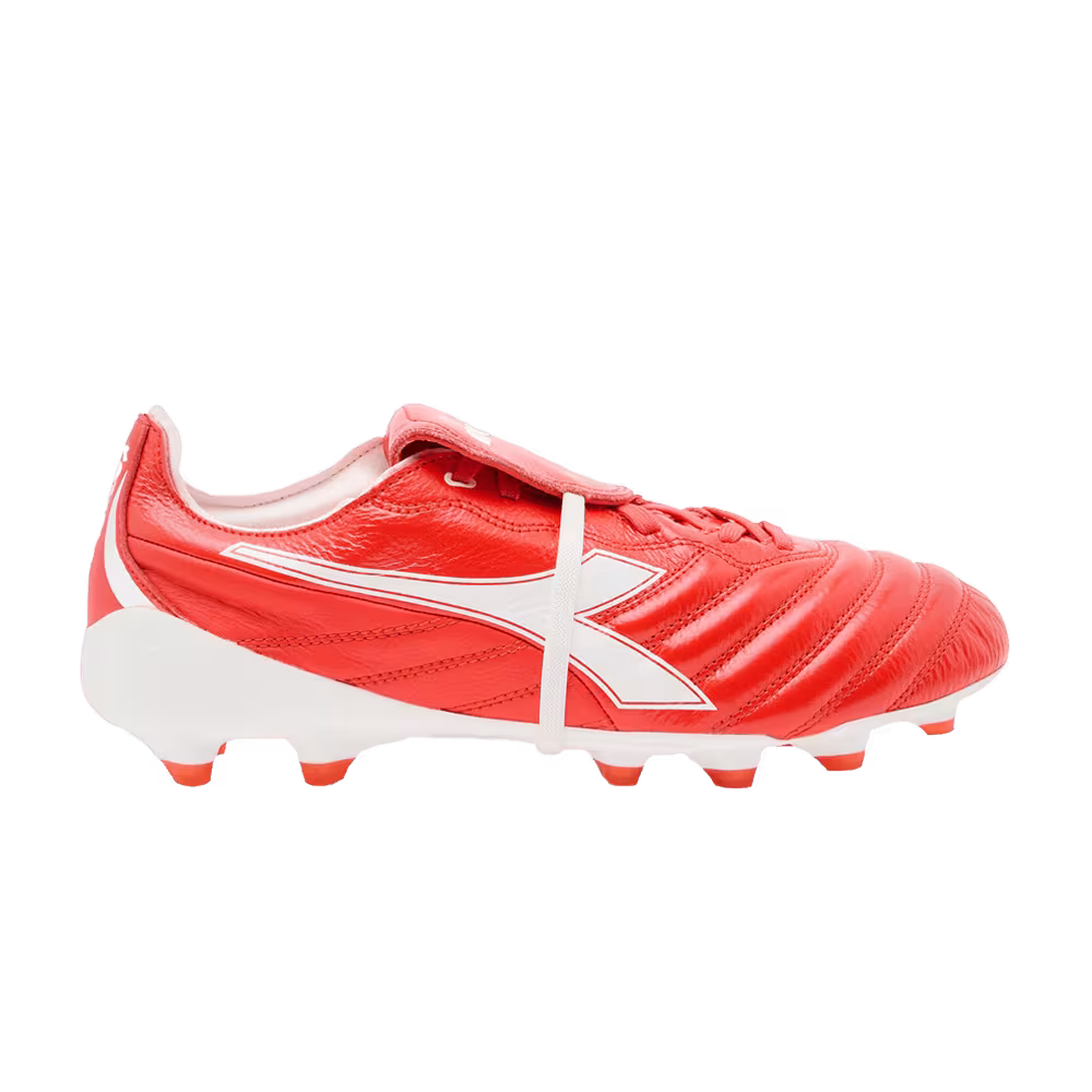 Diadora Brasil Elite Tech LPX FG Fluo Red