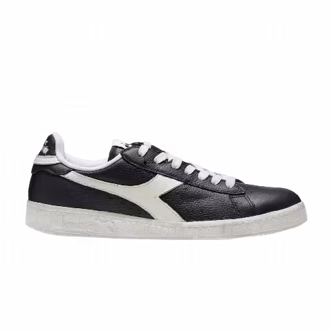 Diadora Game L Low Waxed 'Black White'