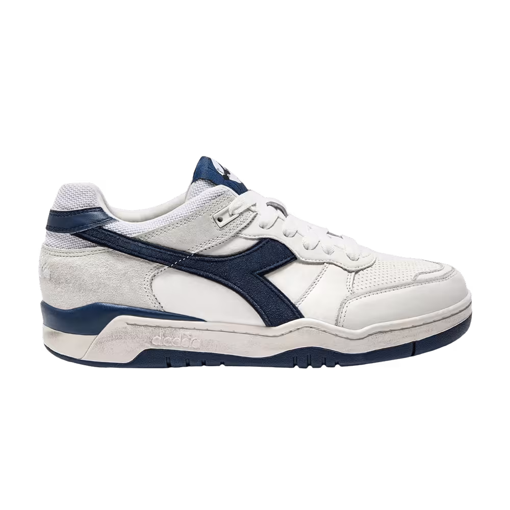 Diadora B.560 Used White Majolica Blue