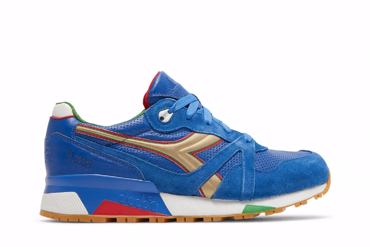 Packer x Diadora N9000 Azzurri, view 2