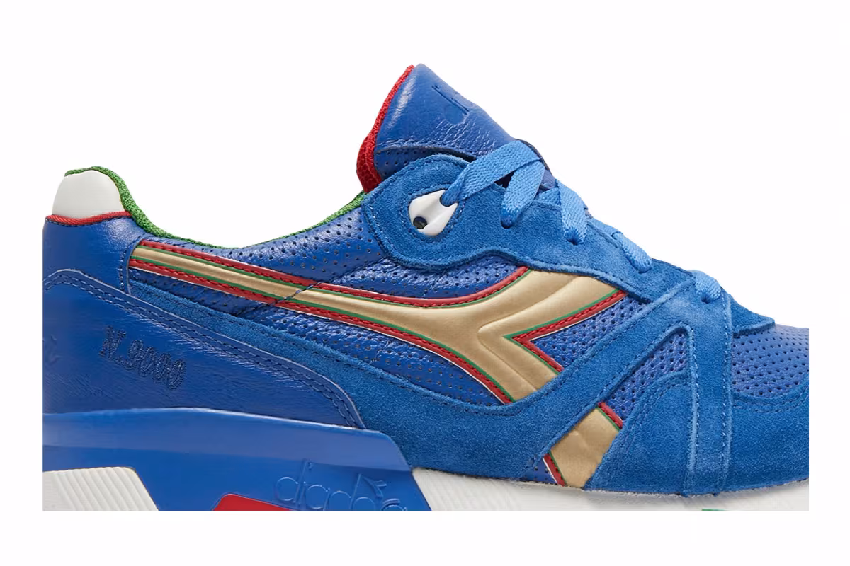 Packer x Diadora N9000 Azzurri, view 3