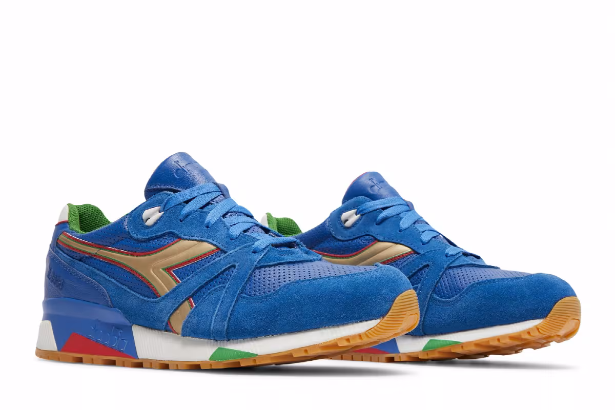 Packer x Diadora N9000 Azzurri, view 9