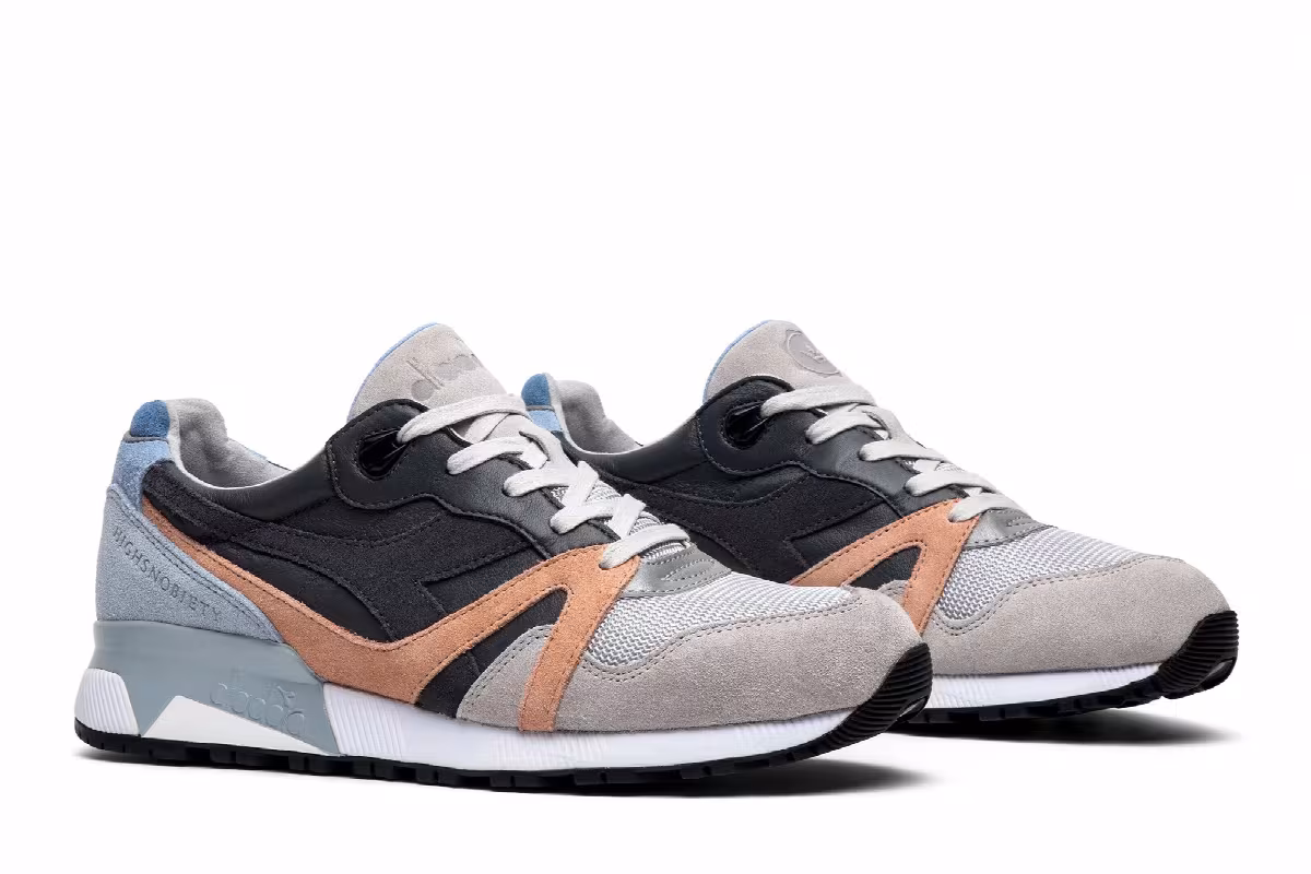 Highsnobiety x Diadora N9000 Eastern Bluebird, view 9